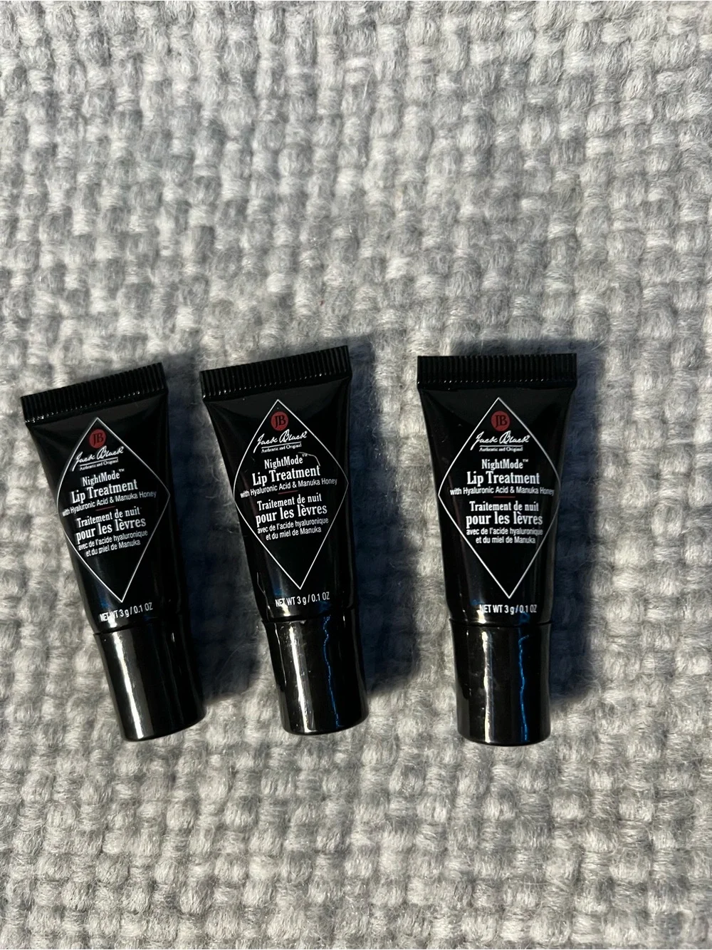 Set of 3: Jack Black NightMode Lip Treatment (0.1oz each)
